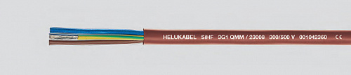 SiHF5х0,5 Силиконовый многожильный кабель гибкий, свободный от галогенов