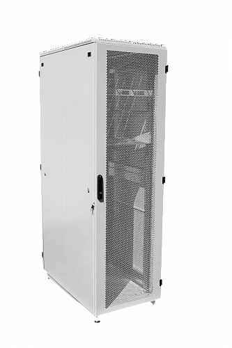 Шкаф телекоммуникационный напольный 47U(600x1000) дверь перфорированная