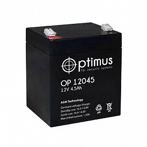 Аккумулятор   4,5 А/ч, 12В OP 12045 (Optimus 12045)