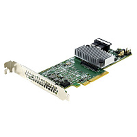 RAID-контроллер 8-port, PCI-E x8, cache 2Gb, SATA/SAS/NVMe 12G HW RAID 0,1,5,6,10,50,60,JBOD, LP,