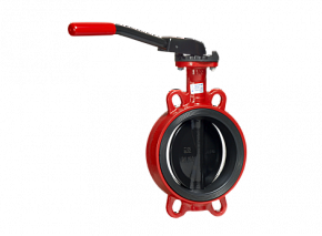 Комплект (Ручной дисковый поворотный затвор ЗПВС-FL(W)-3-100- MN-E + SmartFly (контроль н.о. и н.з. положения), Ду100) ( ПТ412.20000000 )