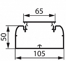 Кабель-канал 105х50 DLP 010429