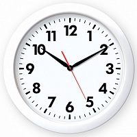 Часы вторичные стрелочные ЧВС 500 (Цвет корпуса стрелочных часов - Белый)