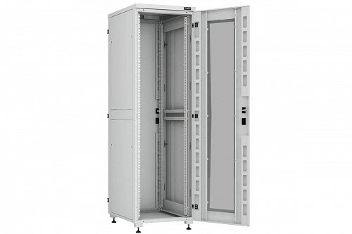 Напольный шкаф"OptiRack PLUS"42U, 800x600 мм, цоколь 100 мм, дверь-стекло, ApraNET 31-7486-42P