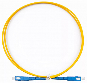 Патч-корд волоконно-оптический (шнур) SM 9/125 (OS2), FC/UPC-SC/UPC, simplex, LSZH, 3 м HYPERLINE 