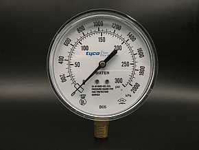 Манометр воздушный Grinnell, 1/4", 0 - 5,5 бар, № продукта - 923431012