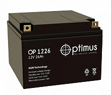 Аккумулятор  26 А/ч, 12В OP 12-26 (Optimus 1226)