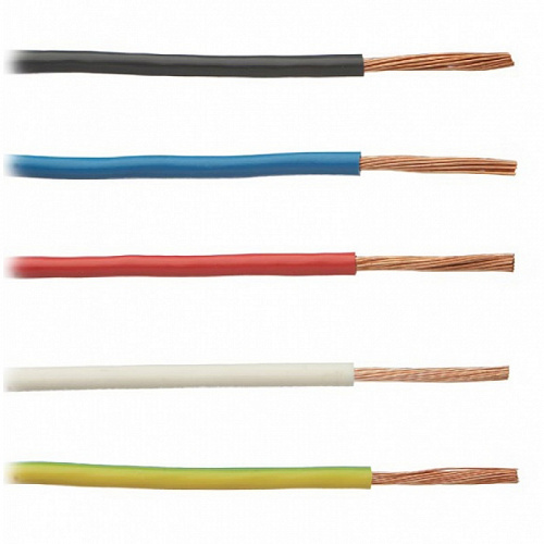 ПВ3 1х6 кабель синий (ПуГВ)