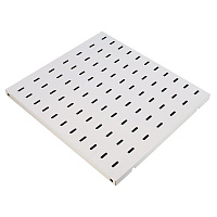 Полка для шкафа глубиной 800 (443х600), с ушками, серая, 60 кг