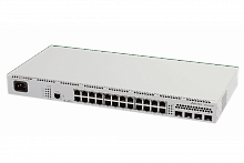 MES2324P_AC Ethernet-коммутатор MES2324P, 24 порта 10/100/1000 Base-T (PoE/PoE+), 4 порта 10GBase-R 