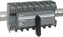 Рубильник 100A 4P реверсивный c рукояткой для прямой установки TwinBlock tb-s-100-4p-rev EKF
