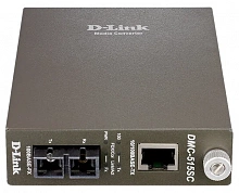 Медиаконвертор D-link DMC-515SC 1xUTP 10/100, 1xSC SM, 15km, rev /D6B