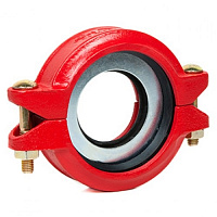 Муфта гибкая переходная ДИНАРМ, крашенная, 4" х 3" (114.3 х 88.9 мм), Ру = 2 МПа