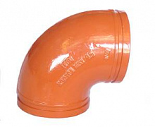 Колено 11.25° ДИНАРМ, крашенное, 3" (88.9 мм), Ру = 2.5 МПа
