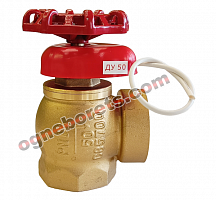 КПЛМ 65-1 Вентиль угловой для пожарного крана Ру 1,0 МПа, Ду65, латунный