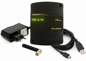 CCU825-HOME/W/AR (крепление на стену, проводники с клемм. для внеш. батареи, антенна SMA штыревая)