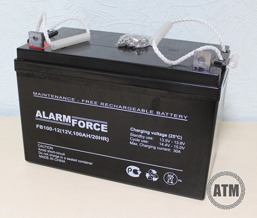 Аккумулятор  100 А/ч, 12В (Alarm Force)