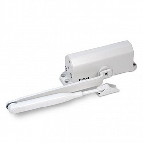 Доводчик DORMA TS-77 EN4, 90 кг. с рычагом (белый)