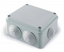 Коробка настенная c втулками LUXEL 100x100x50 УПМ IP55 (LX35005-P)