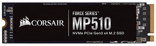 Твердотельный накопитель SSD M.2 2280 480Gb Corsair Force Series MP510 [CSSD-F480GBMP510B]
