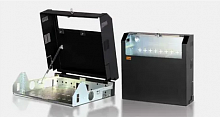 Шкаф настенный SLM007 3U+2U 510х500х140 со стеклом SlimLine SOHO