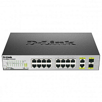 Коммутатор D-Link DES-1018P/A1A 16x10/100BASE-TX (8 портов с поддержкой PoE)