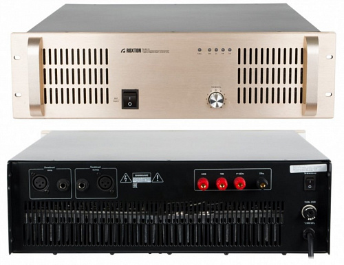 PA-8424 Усилитель мощности 4х240 Вт/100 В, 2U Roxton