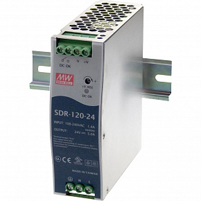 Блок питания, 24В,5А,120Вт SDR-120-24
