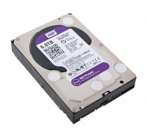 Жесткий диск WD 6Тб, HDD, SATA III, 3.5" Purple WD60PURZ