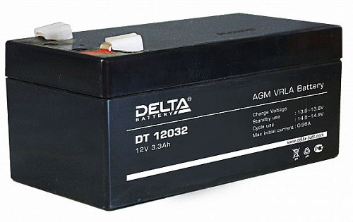 Аккумулятор   3,3А/ч, 12В (Delta) DT12032