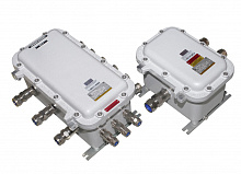 ЩОРВ362821-О2515(1AVK 2,5RD-0)-4ОТВ1N(Б)-7ОТВ1N(Г) Коробка клеммная взрывозащищенная 1Ex db IIB+H2 