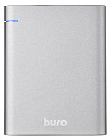 Внешний аккумулятор (Power Bank) BURO RCL-21000, 21000мAч, темно-серый