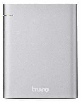 Внешний аккумулятор (Power Bank) BURO RCL-21000, 21000мAч, темно-серый