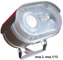 БИЯ-С мод. 3, оповещатель свето-звуковой, 12В, светодиод, IP54