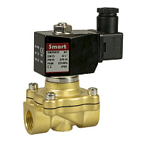 Клапан электромагнитный SMART SM33603-3314 DN1.5, Нар.р G 1/8"х штуц 6mm, прямой. "НЗ", PN10