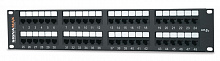 Коммутационная панель 19" 2U Cat.5e, 48 портов RJ45/110, T568A/B Signamax 48458MD-C5E