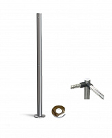 PERCo-BH02 2-00  Односторонняя стойка с двумя отверстиями для крепления патрубков