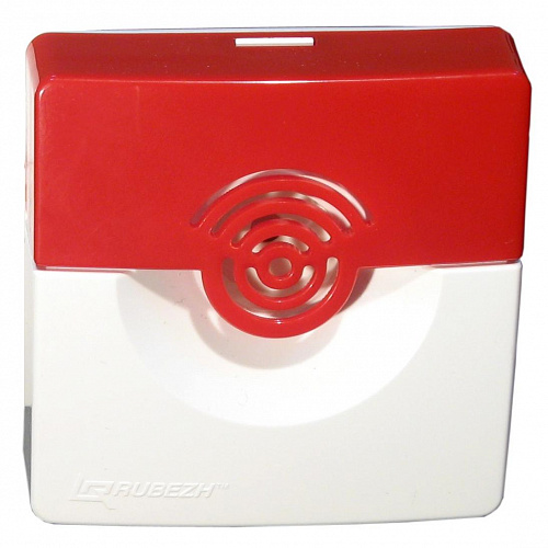 Оповещатель звуковой ОПОП 2-35 12В (корпус бело/красный) Оповещатель звуковой ОПОП 2-35 12В (корпус бело/красный)