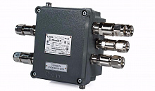 Коробка зажимов КЗП4.2-41/15-РЕ/4-(Л-1БТ-М25-ММРн-32)х1(А)-(Л-1БТ-М20-ММРн-25)х2(В)-(Л-1БТ-М20-ММРн