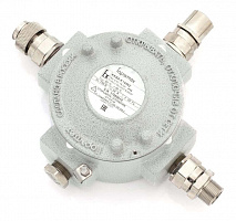 СКВ-К90М2 Коробка распределительная взрывозащищенная 1Ex db IIC T6 Gb, IP66, 3 отв. М25х1,5