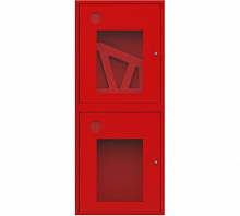 Шкаф пожарный навесной открытый красный ШПК-320 НОК 1300х540х230 ЕВРОручка