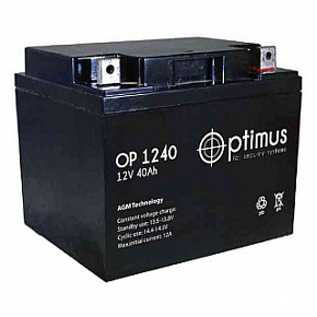 Аккумулятор  40 А/ч, 12В (Optimus)
