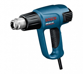 Фен техн. BOSCH GHG 660 LCD (0 601 944 703/302) 2300Вт 50-660С 250-500л/мин ЖК-дисплей,кейс насадки