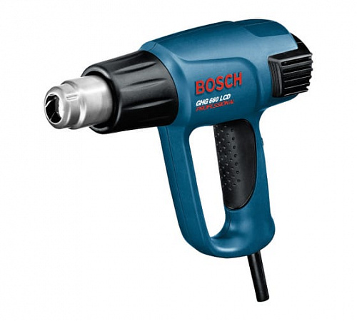 Фен техн. BOSCH GHG 660 LCD (0 601 944 703/302) 2300Вт 50-660С 250-500л/мин ЖК-дисплей,кейс насадки Фен техн. BOSCH GHG 660 LCD (0 601 944 703/302) 2300Вт 50-660С 250-500л/мин ЖК-дисплей,кейс насадки