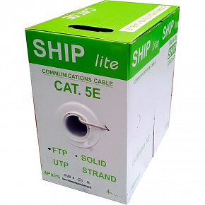 Кабель FTP 5E Ship lite 4x2xAWG25, 305 м, медь