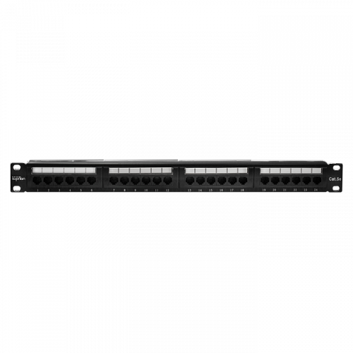 Патч-панель 19&quot; 24хRJ-45 UTP Cat,5e 1U (10-0403)