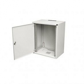 Шкаф настенный 19-дюймовый (19"), серия SJ2, 18U, 871x600х400,со стальной дверью,WZ-3504-01-M5-011