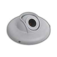 Кожух К20/5-110 (белый металлик)  врезной антивандальный термокожух для  камер 30х30 или 32х32 мм