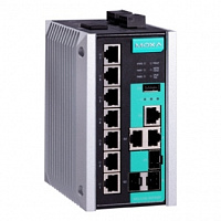 Коммутатор EDS-510E-3GTXSFP-T Managed Gigabit Ethernet switch with 7 10/100BaseT(X) ports, аnd 3 10/