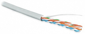 UTP 4х2х0.5 внутр. CAT 5e 305м, UUTP4-C5E-S24-IN-PVC-GY-100 Hyperline
